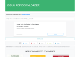 how to download pdfs from issuu